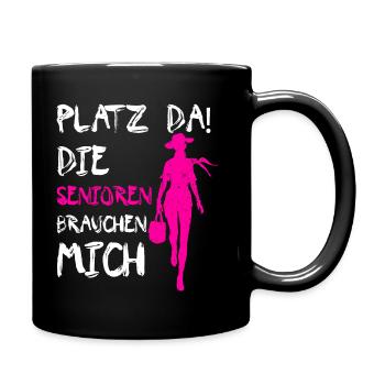 Geriatric nurse - care - Full Colour Mug - black - Right