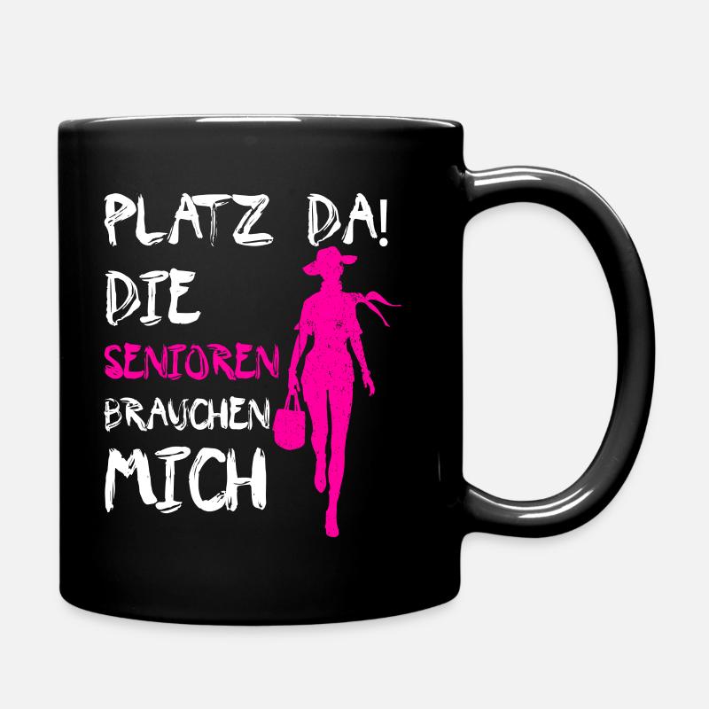 Altenpflegerin - Pflege - Tasse einfarbig - Schwarz