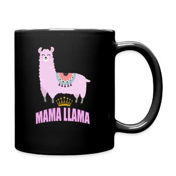 Meilleur cadeau maman maman lama drôle - Mug uni - noir - Droite