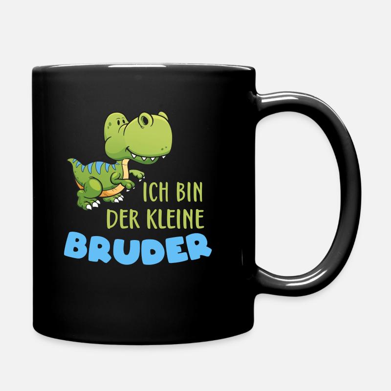Cadeaux frères et soeurs Little Brother Dino T Rex - Mug uni - noir