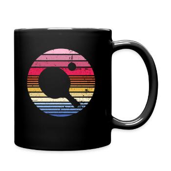 Ping pong table tennis - Full Colour Mug - black - Right