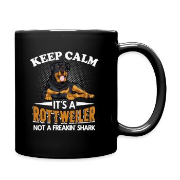 Rottweiler saying dog gift - Full Colour Mug - black - Right