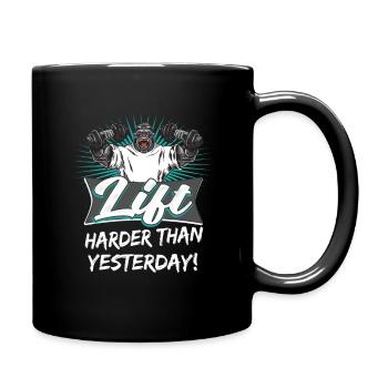 Formation de culturiste de motivation d'entraînement - Mug uni - noir - Droite