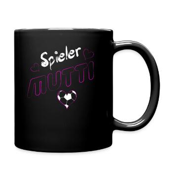 Mama Mutti - Tasse einfarbig - Schwarz - Rechts
