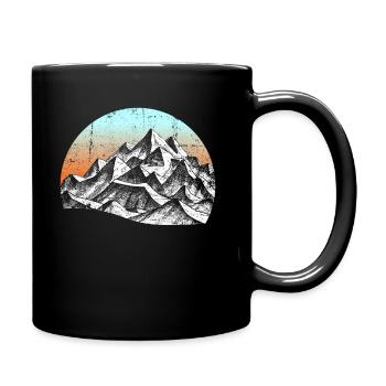 Randonnées montagnes montagnes alpines alpinisme montagne - Mug uni - noir - Droite