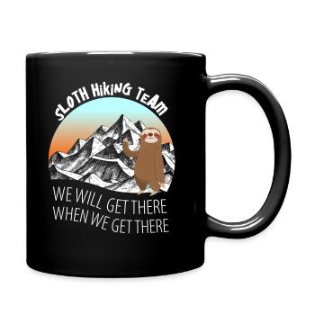Randonnées montagnes montagnes alpines alpinisme montagne - Mug uni - noir - Droite