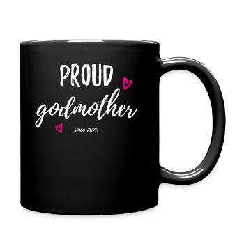 Patentante - Tasse einfarbig - Schwarz - Rechts