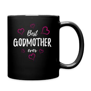 Patentante - Mug uni - noir - Droite