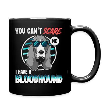 Chien limier disant cadeau - Mug uni - noir - Droite