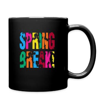 Spring Break - Tasse einfarbig - Schwarz - Rechts