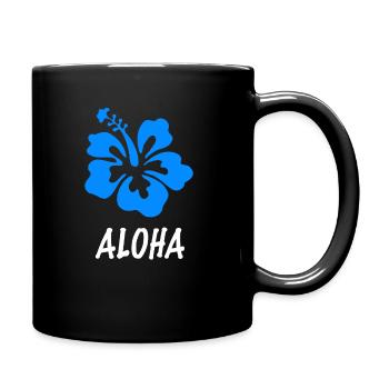 Aloha - Full Colour Mug - black - Right