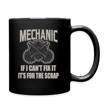 car Mechanic - Full Colour Mug - black - Right