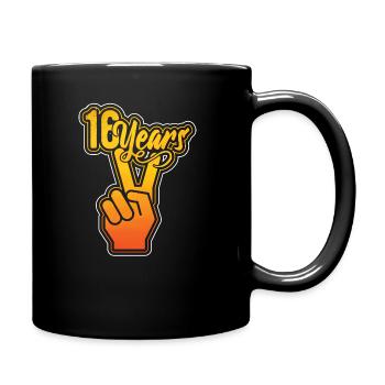 16 ans! 16 e anniversaire - Mug uni - noir - Droite