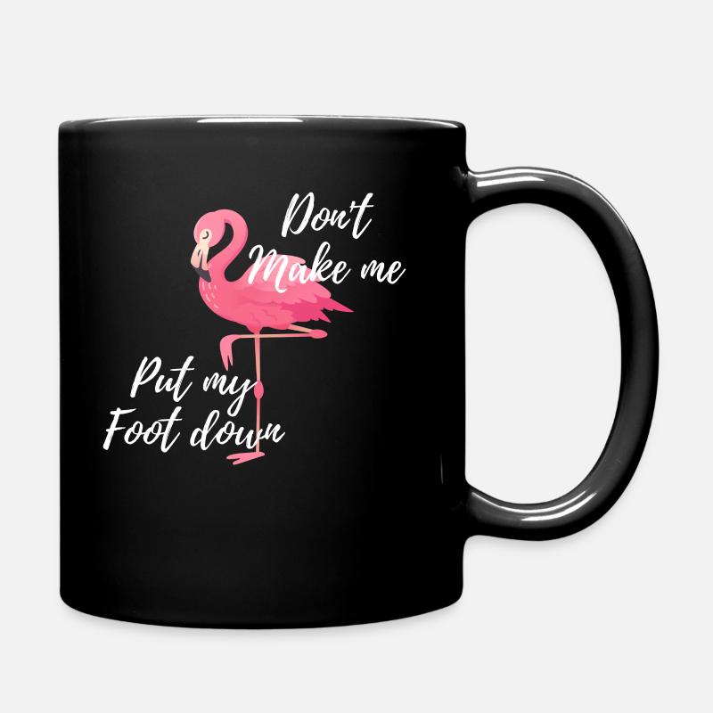 Flamant rose - Mug uni - noir