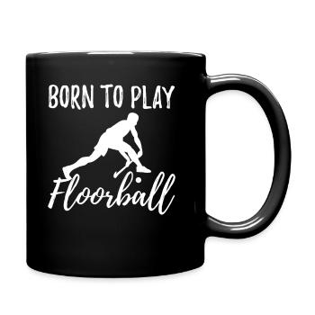 Floorball - Full Colour Mug - black - Right