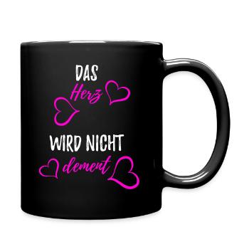 Altenpflegerin - Pflege - Tasse einfarbig - Schwarz - Rechts