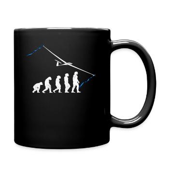 Planeur de glisse évolution planeur - Mug uni - noir - Droite
