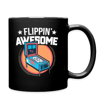 Flipball Chemise pour hommes Flippin ' Awesome Flipping - Mug uni - noir - Droite
