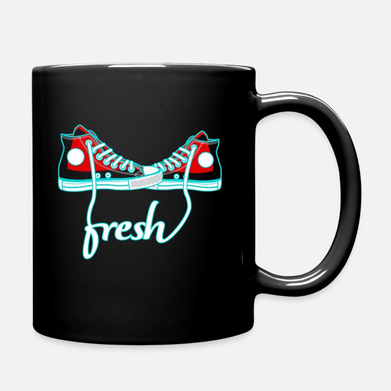 Sneakers - Tasse einfarbig - Schwarz
