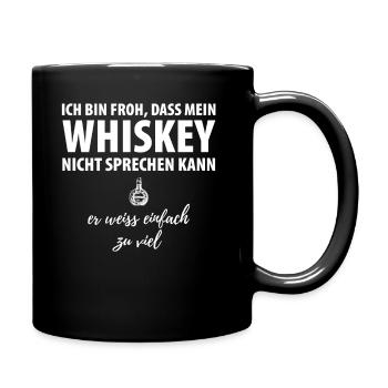 Whiskey - Tasse einfarbig - Schwarz - Rechts