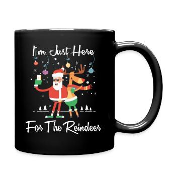 Santa et Rudolph Noël Noël Noël - Mug uni - noir - Droite