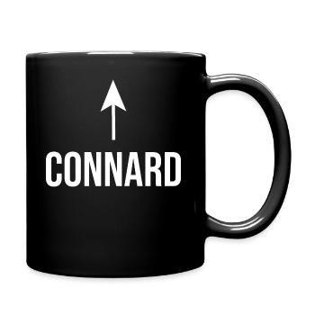 Connard - Mug uni - noir - Droite
