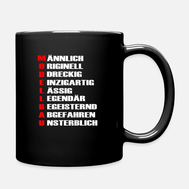 Modellbau Modellbauer Spruch - Tasse einfarbig - Schwarz