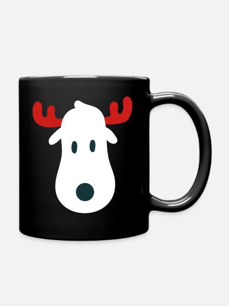 Renne de Noël - Mug uni - noir