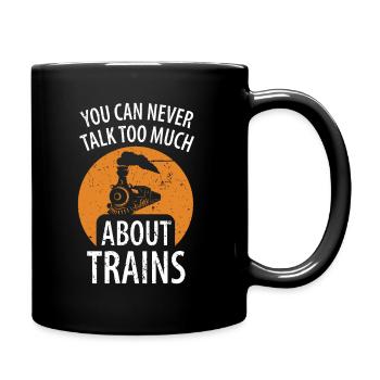 Train chemin de fer cheminots trains conducteur de locomotive - Mug uni - noir - Droite