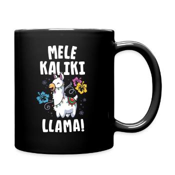 Chemise Mele Kalikimaka pour femme Hawaiian Xmas - Mug uni - noir - Droite