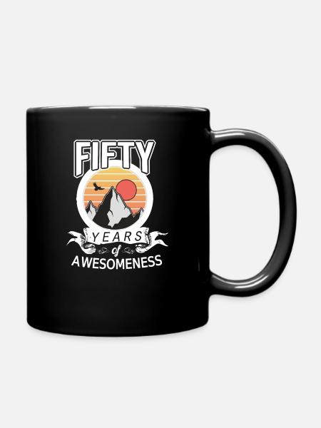 50 ans unique! - Mug uni - noir