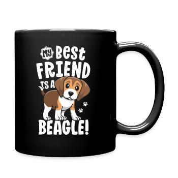 Beagle Dad Shirt Beagle Mom Gifts For Beagle - Full Colour Mug - black - Right