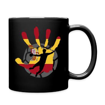 Spain handball player handball gift - Full Colour Mug - black - Right