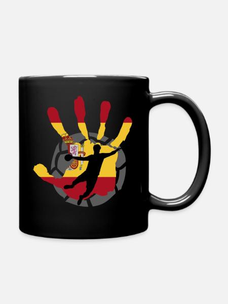 Spanien Handballer Handball Geschenk - Tasse einfarbig - Schwarz
