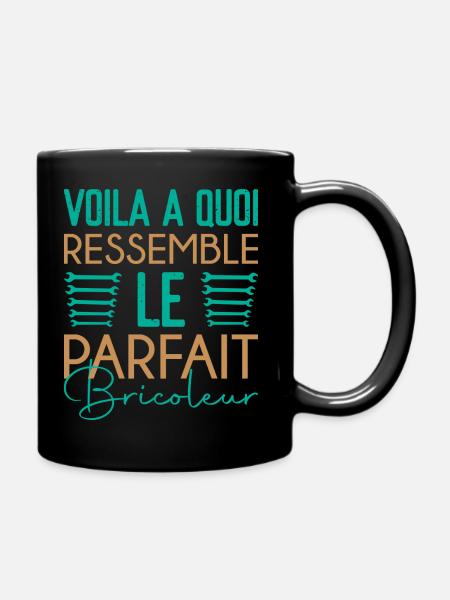 Super bricoleur - Mug uni - noir
