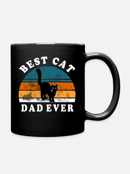 Meilleur papa chat de tous les temps - Mug uni - noir