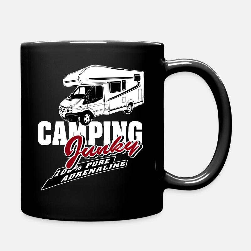 Camping-car - Caravane - Camping - Camping-car - Mug uni - noir