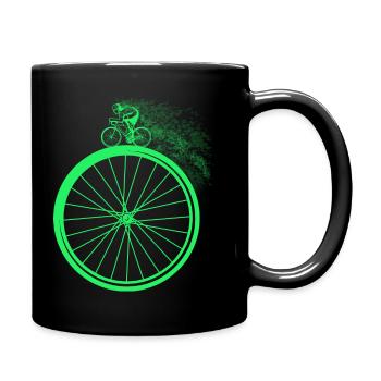 biker man - Full Colour Mug - black - Right