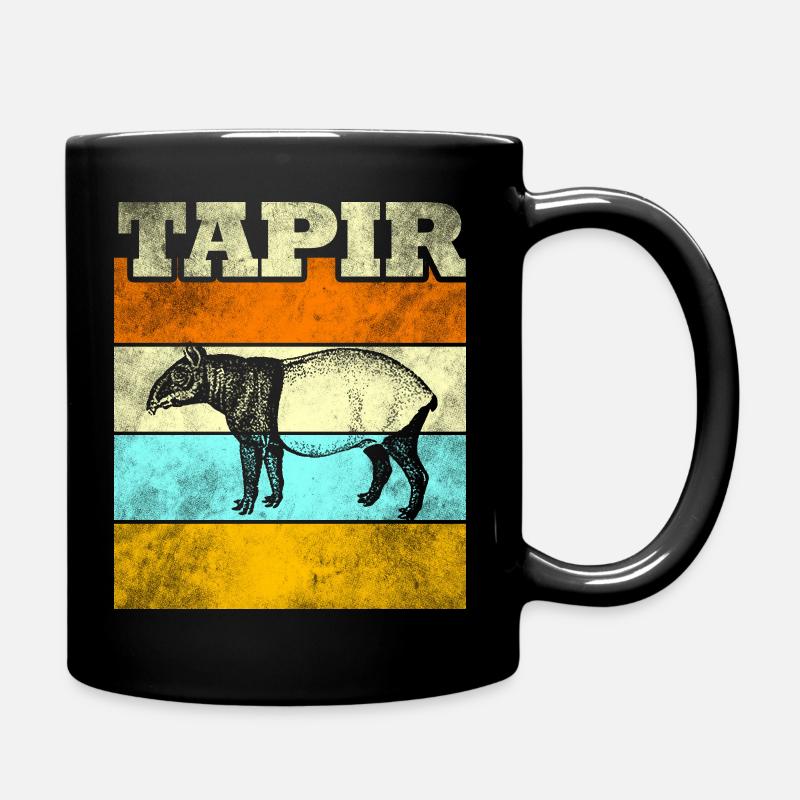 Tapir - Tasse einfarbig - Schwarz