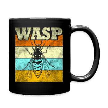 wasp - Full Colour Mug - black - Right