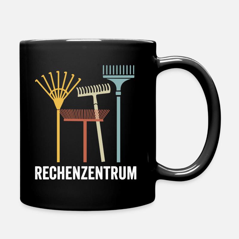 Rechenzentrum Gärtner Garten Gartenarbeit - Tasse einfarbig - Schwarz