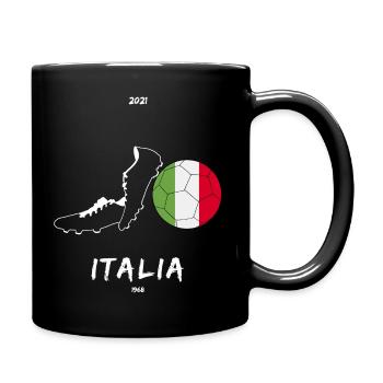 Italy, Football - Full Colour Mug - black - Right