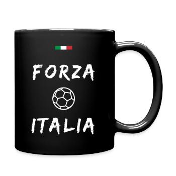 Italy, Football - Full Colour Mug - black - Right