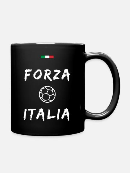 Italie, Football - Mug uni - noir
