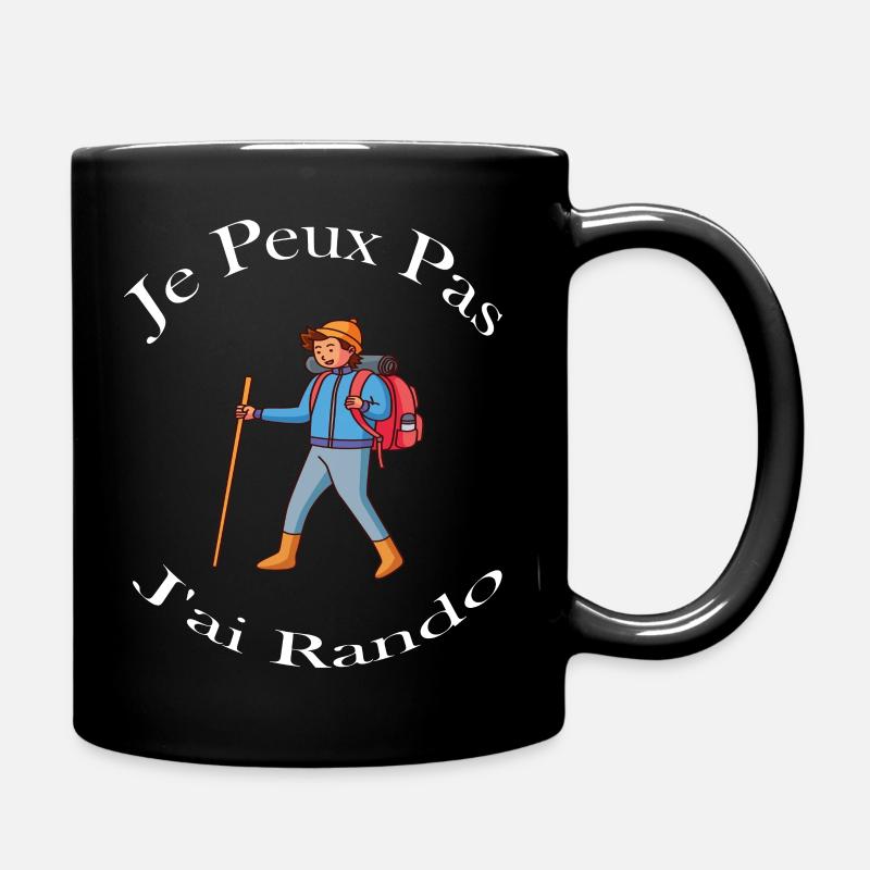 J'peux pas j'ai rando - Mug uni - noir