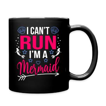 Mermaid - Full Colour Mug - black - Right