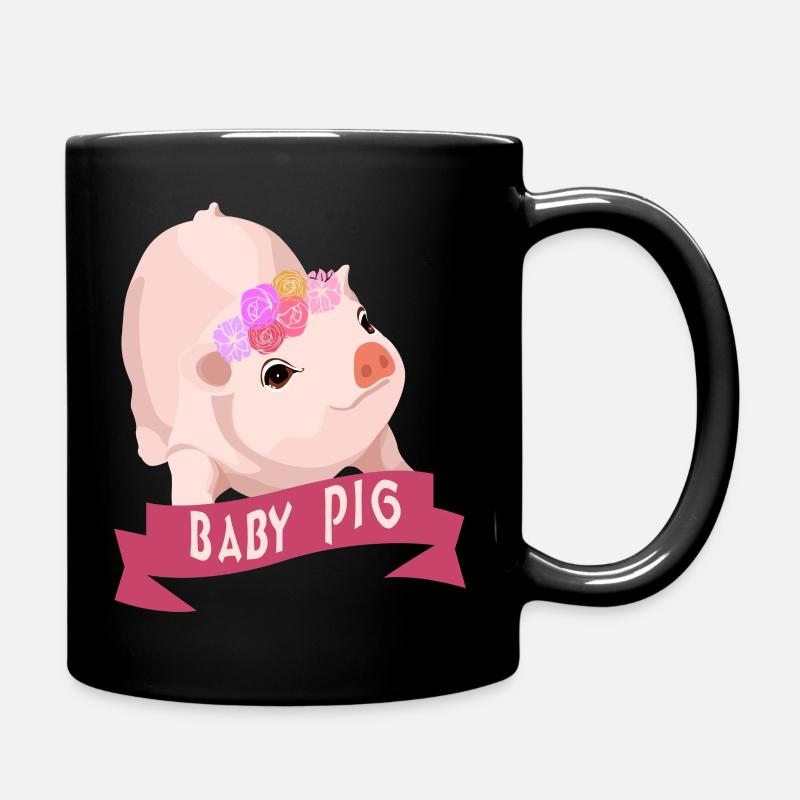 Porcelet - Mug uni - noir