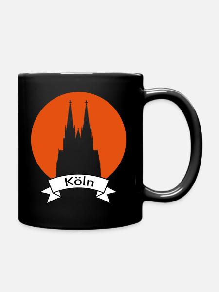 Cercle de la cathédrale de Cologne - Mug uni - noir