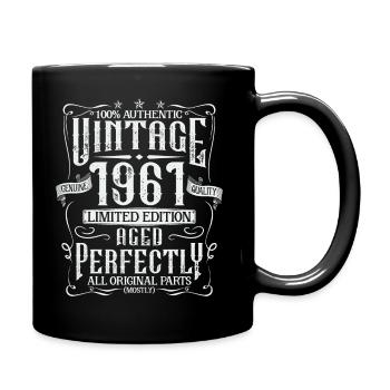 Naissance 1961 naissances Légendes Anniversaire 60 ans - Mug uni - noir - Droite