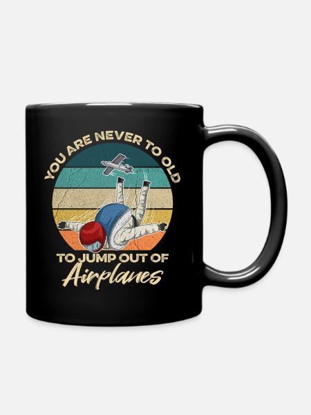 Skydiving design pour un parachutiste - Mug uni - noir